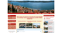 Desktop Screenshot of kroatien-ferienwohnung-ferienhaus.com